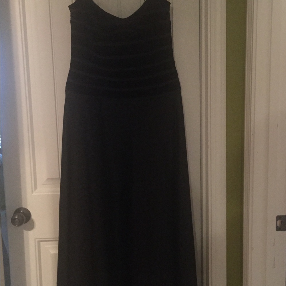 Midi black holiday dress